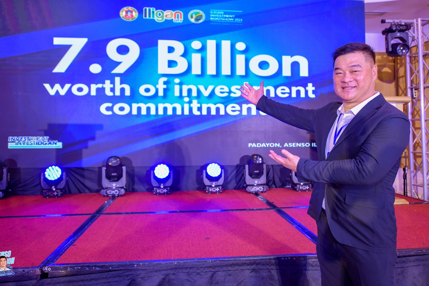 The City Government of Iligan City secured Php7.9 Billion-worth of investment commitments for the real estate sector, economic enterprise, agriculture, green energy, and tourism during the 1st Iligan Investment Roadshow.